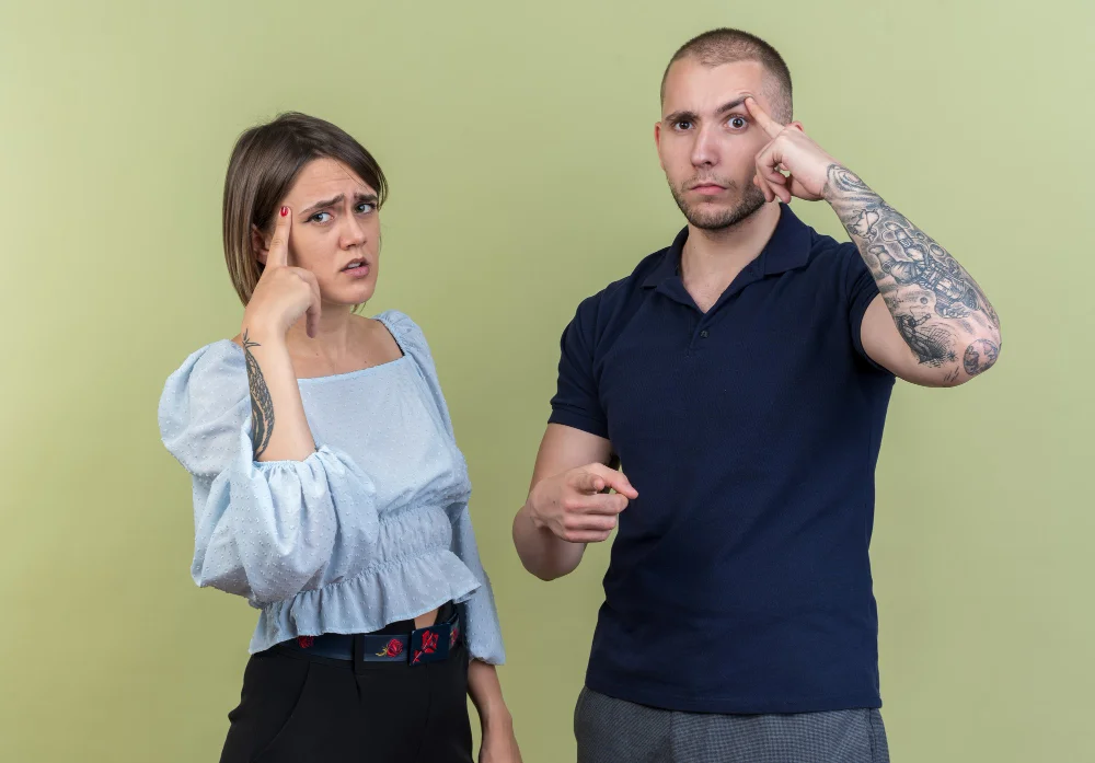 Pareja preocupada